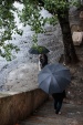 Parapluie sur les berges de Seine