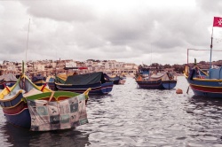 Bateaux au port de Marsaxlokk