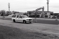 SUV sur la route