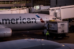 Employé sur le tarmac de DFW