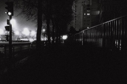 Rue Louis Vicat dans le noir