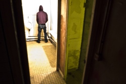 Pissing guy