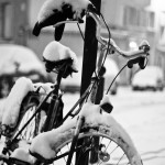 Neige nocturne à Paris